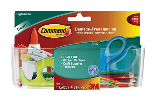 Command Caddy Wood Clear Large