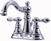 Ultra Faucets Signature Polished Chrome Centerset Bathroom Sink Faucet 4 in.