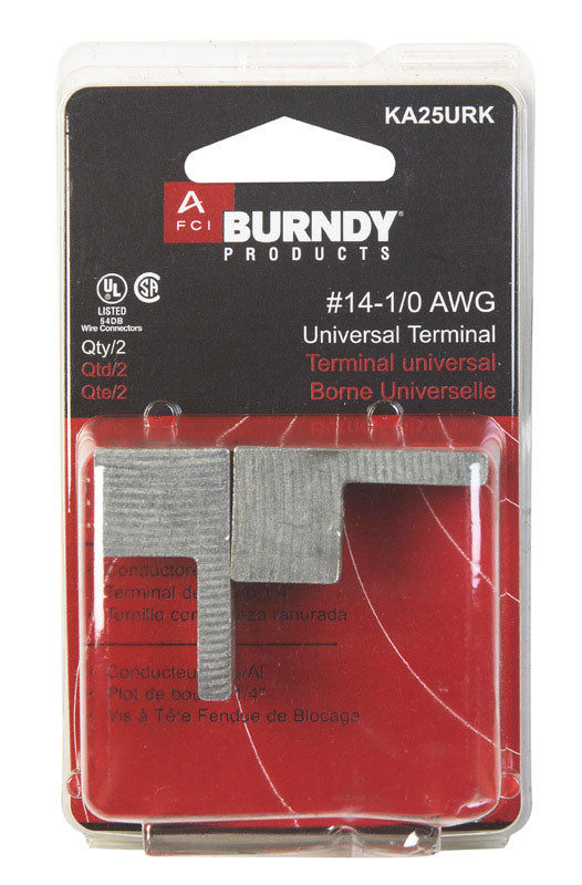 Burndy  1/0 AWG Universal Terminal  2 pk