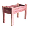 Redy-Garden  32 in. H x 24 in. W x 48 in. D Cedar  Elevated Garden Bed Kit  Red