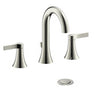 Ultra Faucets Nita Brushed Nickel Widespread Bathroom Sink Faucet 8 in.