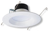 Halo Matte White 4 in. W Plastic LED Retrofit Recessed Lighting 8 W