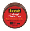 Scotch Brown 125 in. L x 3/4 in. W Plastic Tape (Pack of 6)