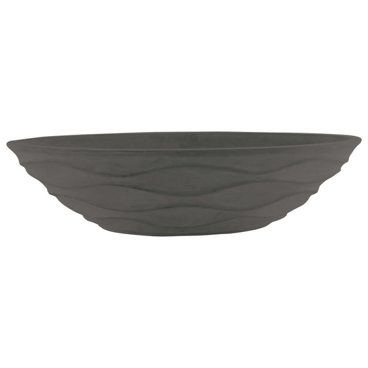 Syndicate Sales Inc 7603-04-23 15-1/2" X 6" Slate Gray Urban Wave Bowl (Pack of 4)
