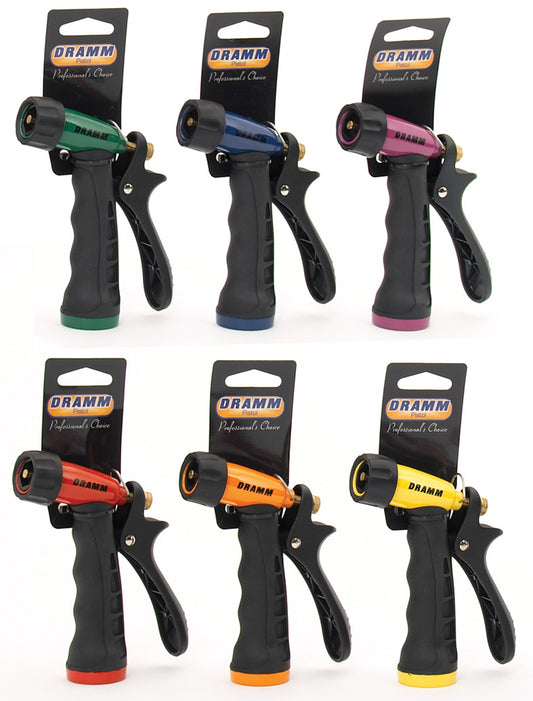 Dramm 10-12720 Touch 'N Flow Pistol Nozzles Assorted Colors 12 Piece Display (Pack of 12)
