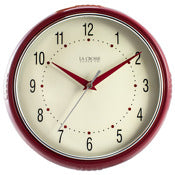Equity by La Crosse 404-2624R 9.5" Red Wall Clock
