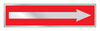 Hy-Ko English Arrow Sign Aluminum 2 in. H x 8 in. W (Pack of 10)