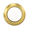 Heath Zenith  Polished Brass  Metal  Wired  Pushbutton Doorbell