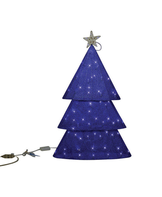 Sylvania  Illuminet  LED  Blue  Tree  Christmas Decor