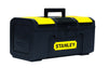 Stanley  15.5 in. Plastic  Tool Box  8.8 in. W x 6 in. H Yellow/Black