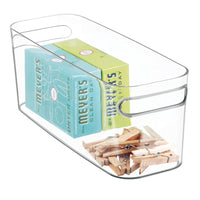 iDesign Una 6 in. H X 6 in. W Storage Bin with Handles