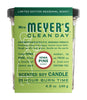 Mrs. Meyer's Clean Day Ivory Iowa Pine Scent Soy Air Freshener Candle 3.75 in. H x 2.9 in. Dia. (Pack of 6)