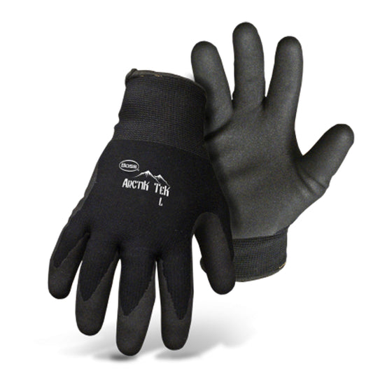 Boss Arctik Tek Men's Indoor/Outdoor Gloves Black L 1 pair