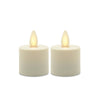 Matchless Darice Ivory Unscented Scent Votive Flameless Flickering Candle 2 in. H X 1.5 in. D