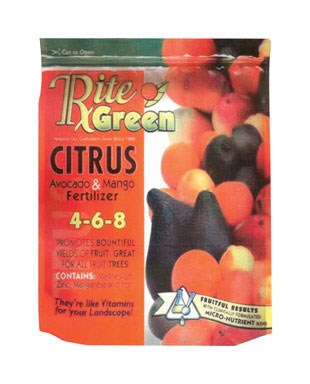 Rite Green Citrus Fertilizer 4-6-8 Granules 40 Lb.