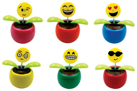 Diamond Visions Emoji Solar Jigglers Plastic 1 pk (Pack of 36)