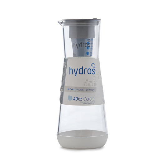 Hydros 40 oz. White Water Filtration Carafe