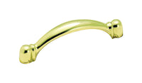 Amerock  Allison  Cabinet Pull  3 in. Polished Brass  1 pk