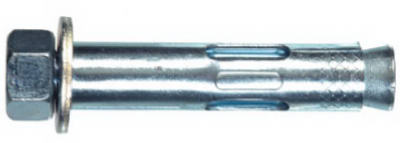 Hex Nut Sleeve Anchor, Steel/Zinc, 1/2 x 3-In., 25-Pk.