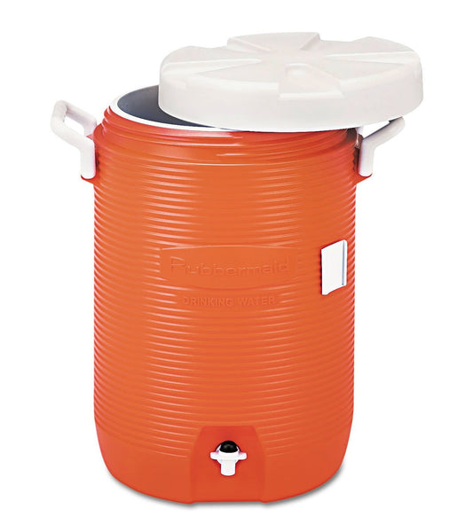 Rubbermaid  Water Cooler  5 gal. Orange/White