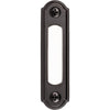 Heath Zenith Black Metal Wired Pushbutton Doorbell
