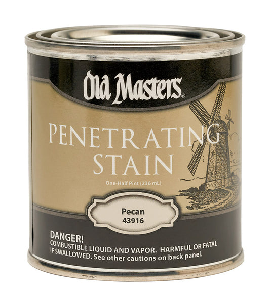 Old Masters Semi-Transparent Pecan Oil-Based Penetrating Stain 0.5 pt