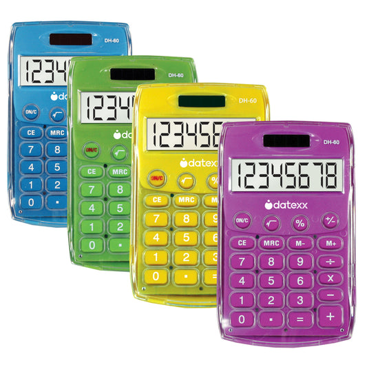 Datexx Assorted 8 digit Calculator