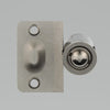 Ultra Hardware 2.125 in. H X 1.375 in. W X 1 in. D Satin Nickel Metal Bullet Catch