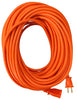 Extension Cord, 16/2 SJTW Orange Round Vinyl, 25-Ft.