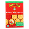 Annies Homegrown Crackers - Organic - Buttery Rich Classic - 6.5 oz - case of 12