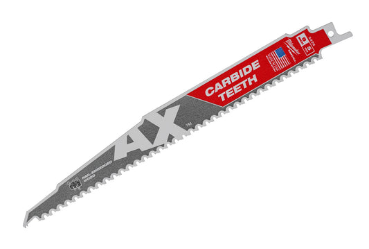 Milwaukee 48-00-5226 9 5t Ax Carbide Teeth Sawzall Blade