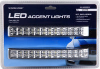 LED Daytime Running Accent Lights, Curved, White, 8 x 1 x 7/8-In., 2-Pk. (Pack of 5)