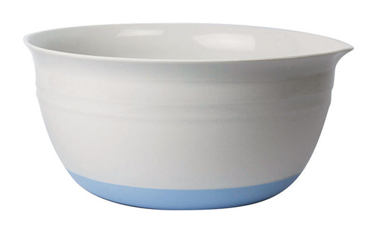 Architec  Totally Sweet Products  5 qt. Polypropylene/TPE  Blue/White  Mixing Bowl  1 pc.