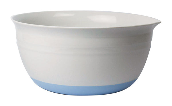 Tazón para mezclar Architec Totally Sweet Products de 5 cuartos de galón, polipropileno/TPE, azul/blanco, 1 pieza