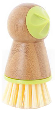Full Circle Tater Mate 1.77 in. W X 1.97 in. L Brown Bamboo/Plastic Potato Scrubber