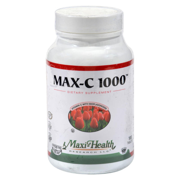 Maxi Health C-1000 with Bioflavonoids - 1000 mg - 100 Tablets