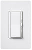 Lutron Diva White 600 W Slide Dimmer Switch 1 pk