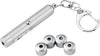 Bell Silver Laser Pointer Key Chain 1 pk