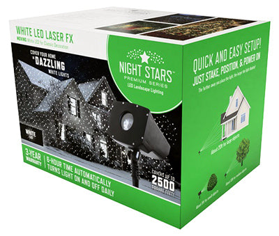 Proyector de luz láser LED Night Stars FX, giratorio