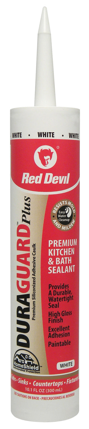 Red Devil 0750 10.1 Oz White Kitchen & Bath Caulk (Pack of 12)