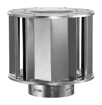 DuraVent 4 in. Dia. Aluminum/Galvanized Steel High Wind Vent Top (Pack of 2)