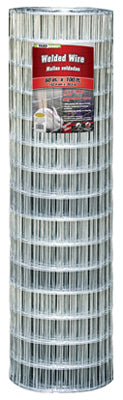 Galvanized Welded Wire Fence, 4 x 2-In. Mesh, 12.5-In., 60-In. x 100-Ft.
