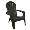 Adams Real Comfort Black Polypropylene Adirondack Chair