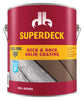 Superdeck Cool Feel Solid Brown Acrylic Deck and Dock Stain 1 gal. (Pack of 4)