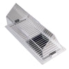 Deflect-O Clear Plastic Magnetic Air Conditioning Deflector 4-1/4 H x 14 W in. for Floor Registers