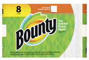 Bounty 74876 White Regular Roll Paper Towes 8 Count