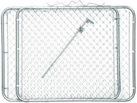 Bent Frame Chain Link Drive Gate, 10-Ft. x 48-In.