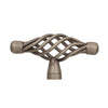 Amerock  Village Classics  T  Cabinet Knob  2-3/4 in. Dia. 1-1/2 in. Weathered Nickel  1 pk