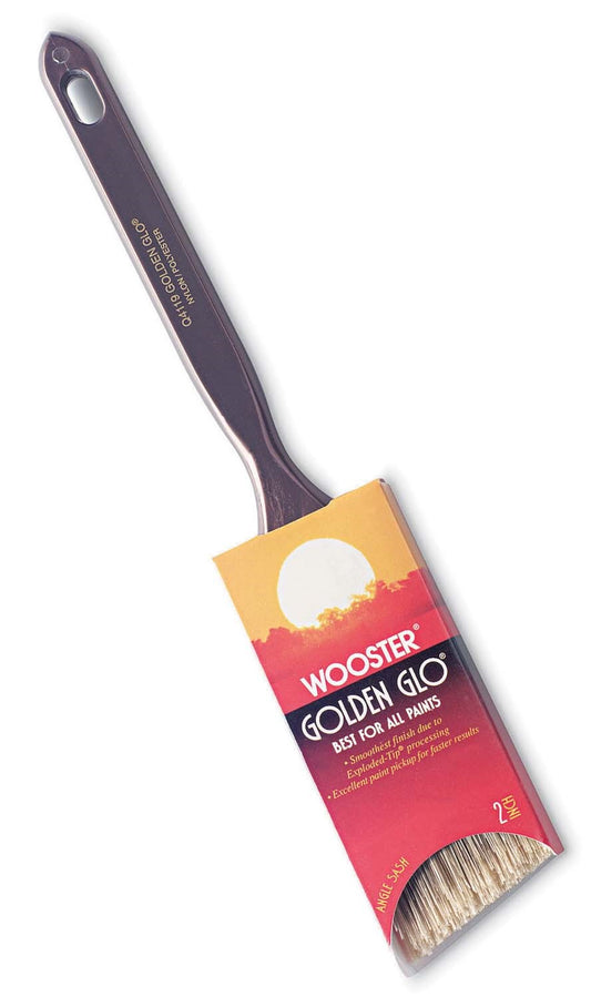 Wooster  Golden Glo  2 in. W Angle  Paint Brush