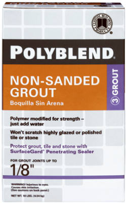 Custom Building Products Polyblend Indoor & Outdoor Bone Grout 10 lbs. for Ceramic & Mosaic Tile